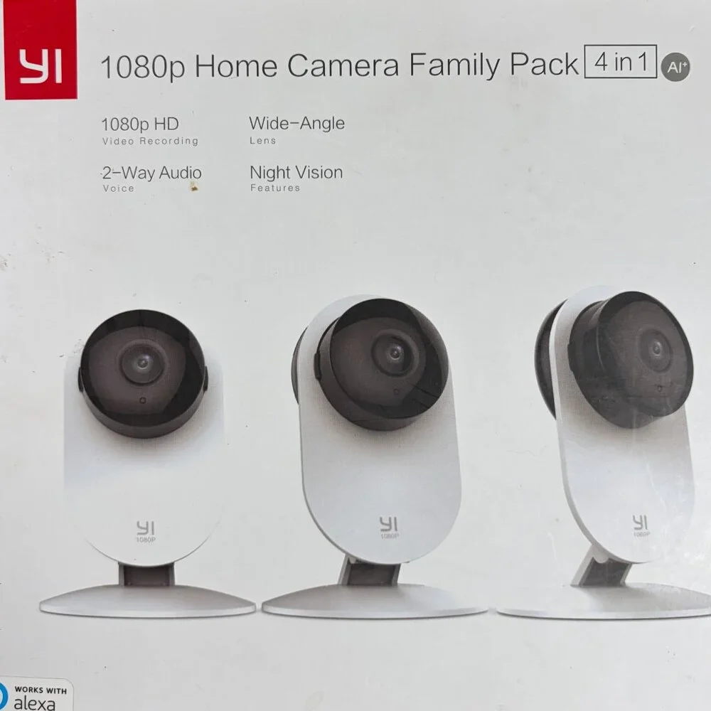 YI Y20 B01CW4CEMS 1080p Indoor IP Security Surveillance System w/ Night Vision